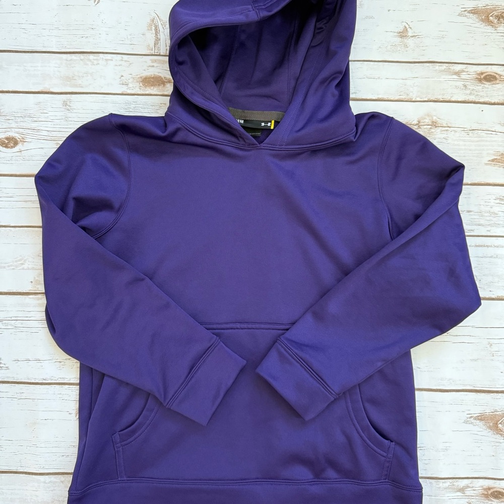 Under Armour Kids Purple Hoodie Youth Small